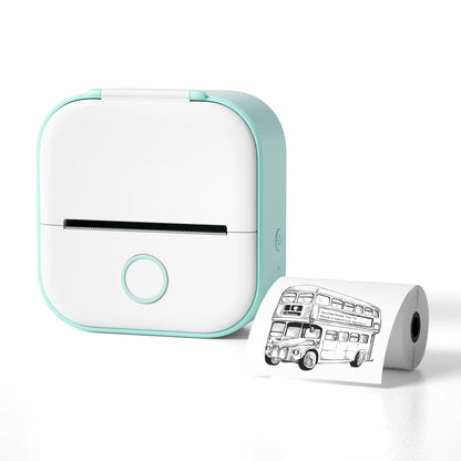 Phomemo T02 Sticker Printer Mini Portable Printer Thermal Iinkness Photo Printer Label Maker for Student Studying NOTE Receipt